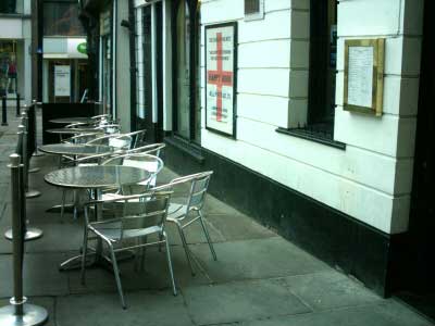 The Dublin Packet - Outside Seated Area